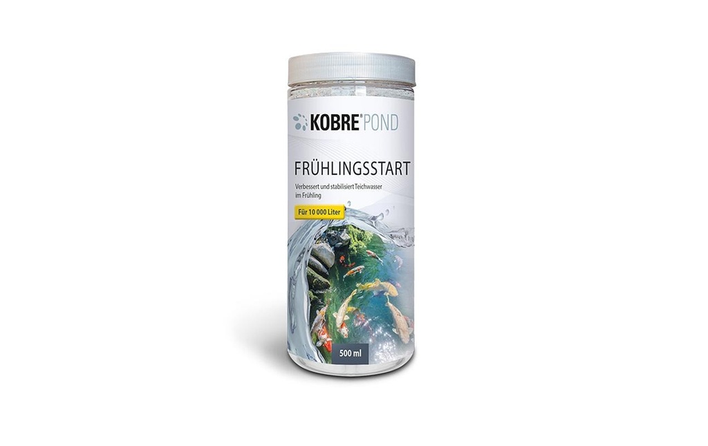 Kobre®Pond Produit d’amélioration de la qualité de l’eau Lancement du printemps 500 ml