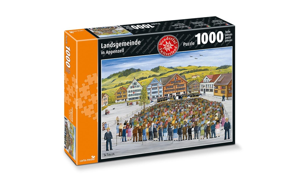 Carta.Media Puzzle Landsgemeinde d'Appenzell 1000 pièces