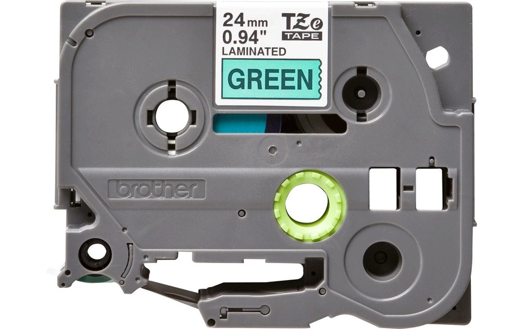 P-TOUCH Ruban P-Touch 24mm vert-noir