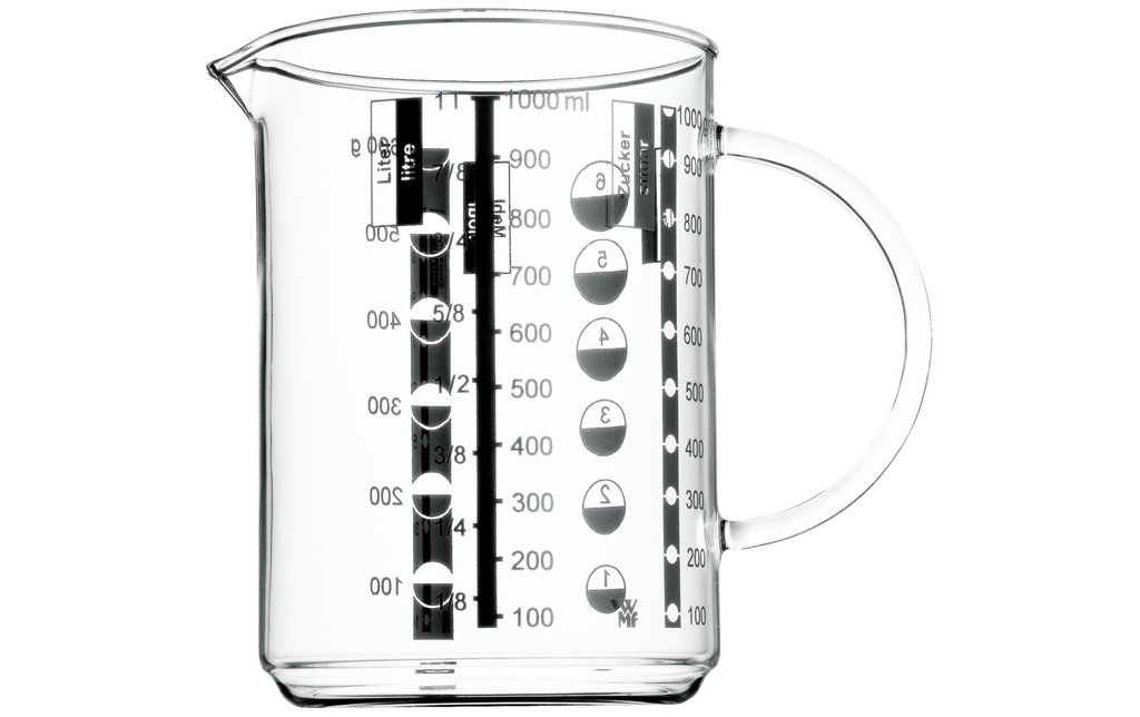 WMF Verre mesureur Gourmet 10 dl, Transparent