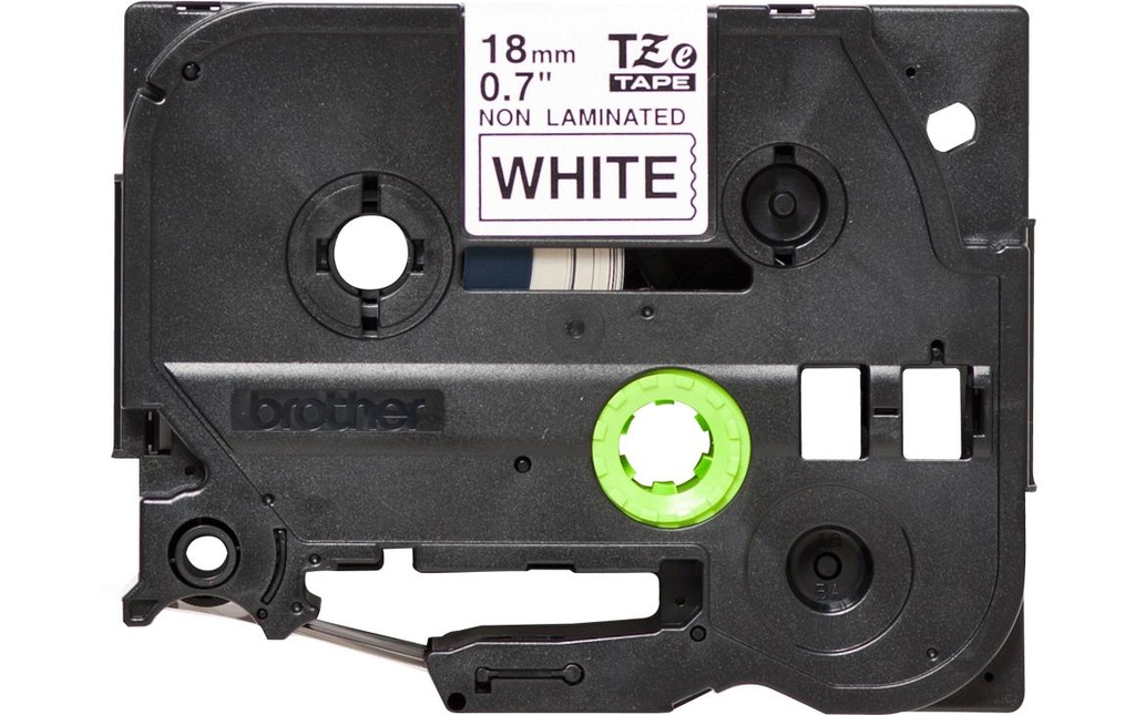 P-TOUCH Ruban P-Touch 18mm blanc-noir