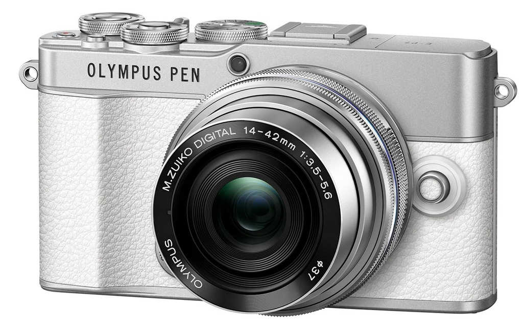 OM-System Appareil photo E-P7 Kit 14-42 Blanc