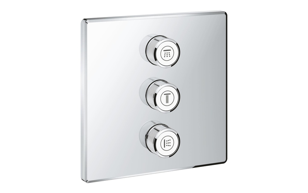 GROHE Robinetterie de douche Grohtherm SmartControl 43 mm, chromé