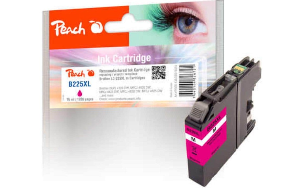 Peach Encre Brother LC-225XL Magenta