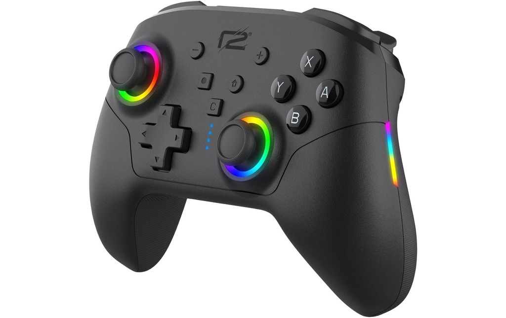 GAME Manette Pro Pad X2 LED Edition Noir pour NSW 2