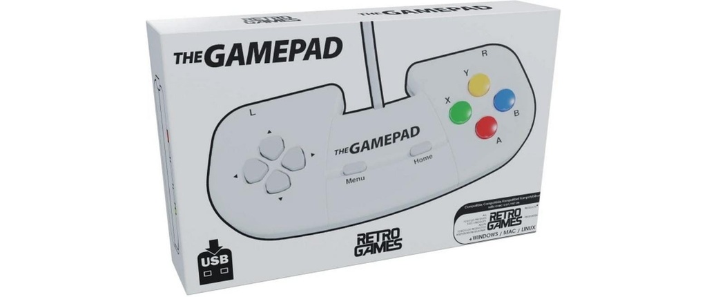 retro-bit La manette de jeu blanche