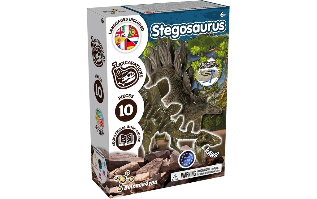 Science4you Kit de fouilles stégosaurus