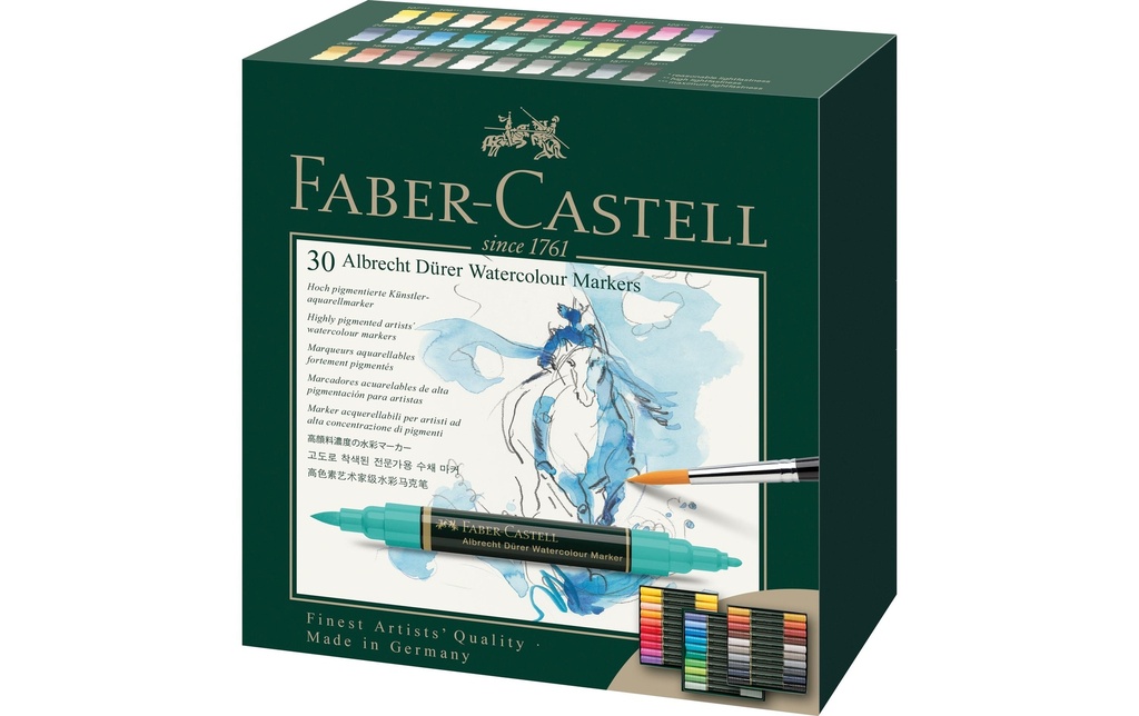 Faber-Castell Marqueur aquarelle Albrecht Dürer Étui de 30