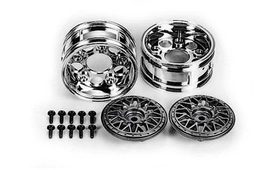 Tamiya Jantes BBS, en deux parties, 26 mm, argent 2 pièces, 1:10