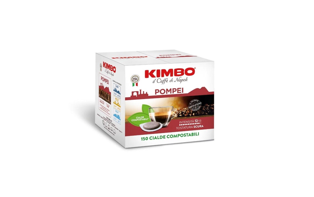 Kimbo Dosettes de café Pompei 150 pièces