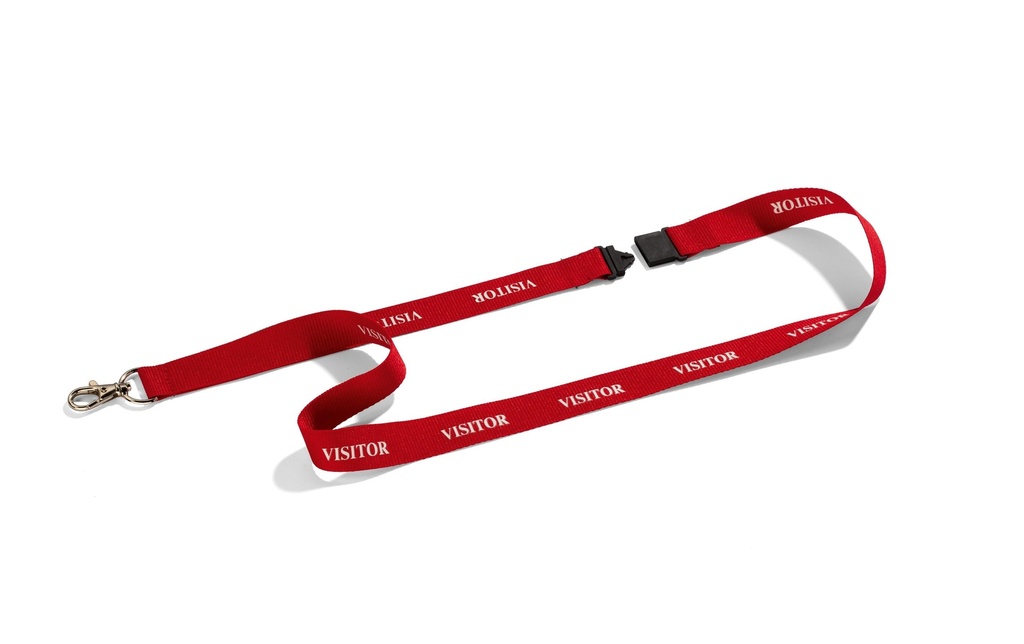DURABLE Porte-clés, VISITOR Rouge, 10 pièces