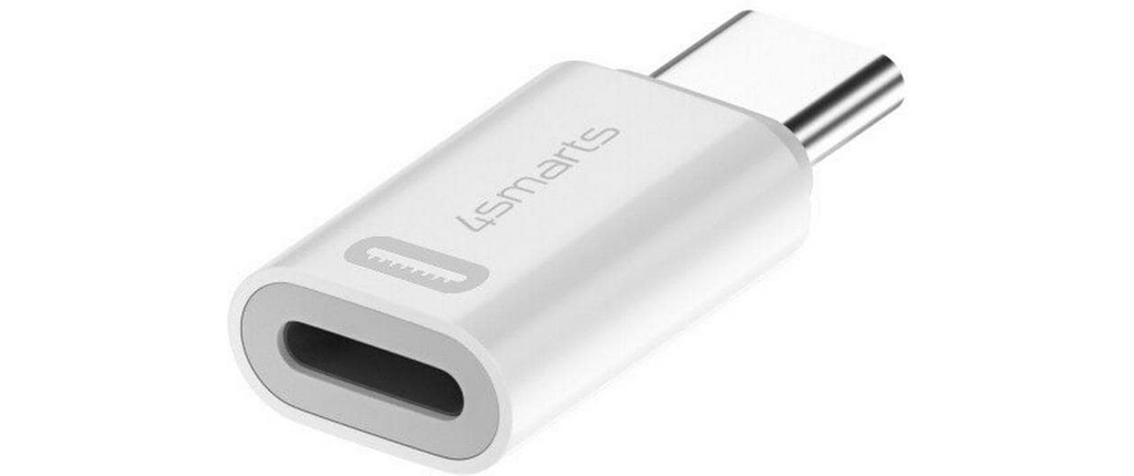 4smarts Adaptateur Lightning vers USB-C PD 27W Set de 2 pièces