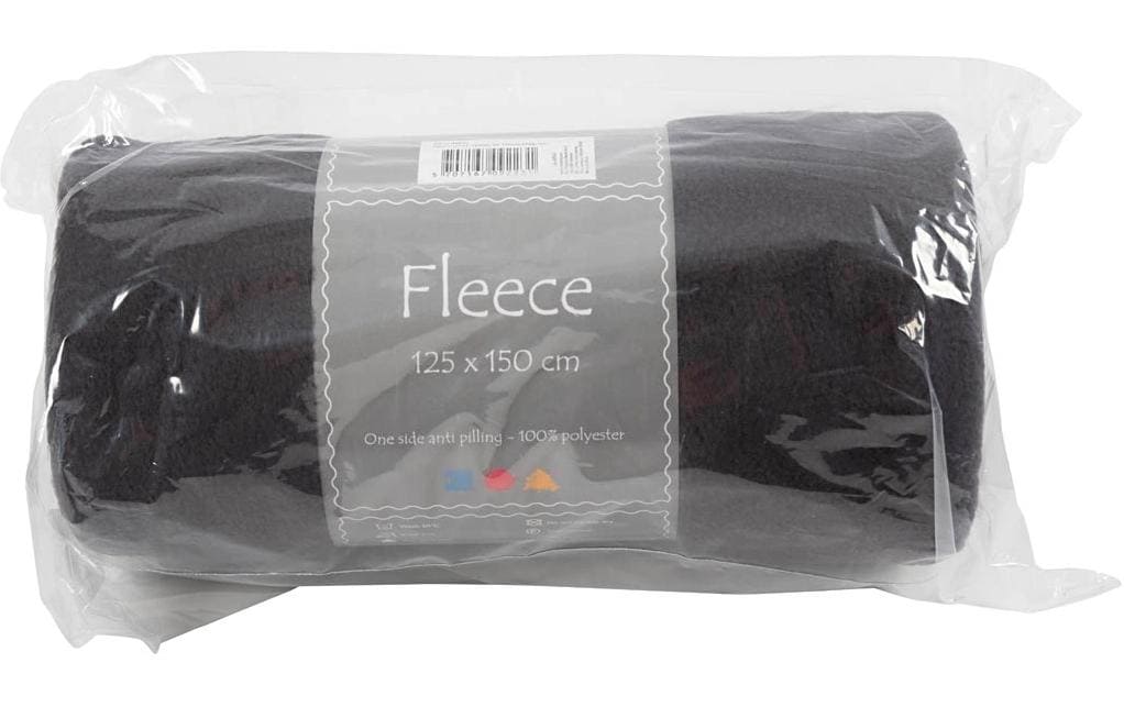 Creativ Company Polaire 150 cm x 125 cm, Gris