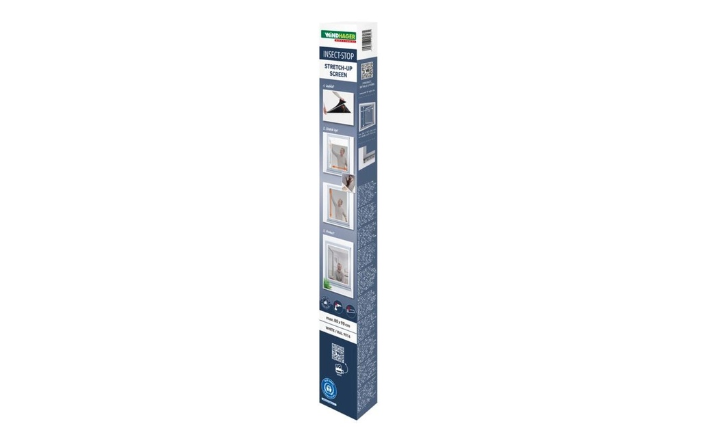 Windhager Fenêtre télescopique Stretch 80 x 90 cm, blanc