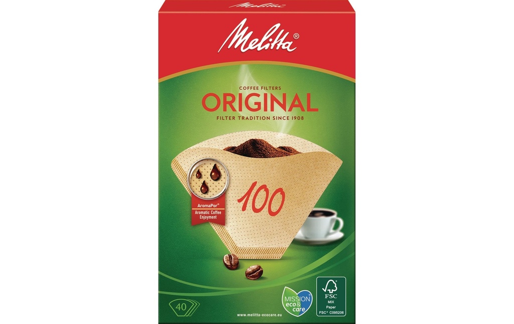 Melitta Filtre Original 100 40 Pièce/s
