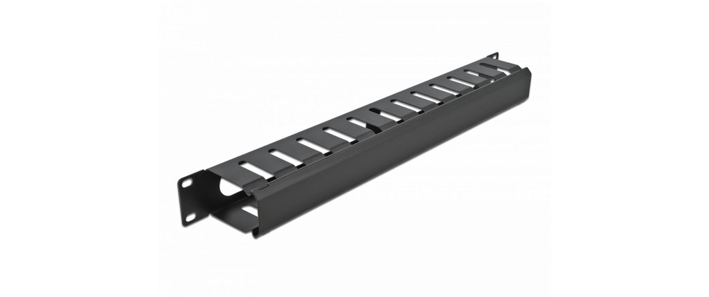 Delock Panneau de câblage 1U avec 2 ouvertures , Noir
