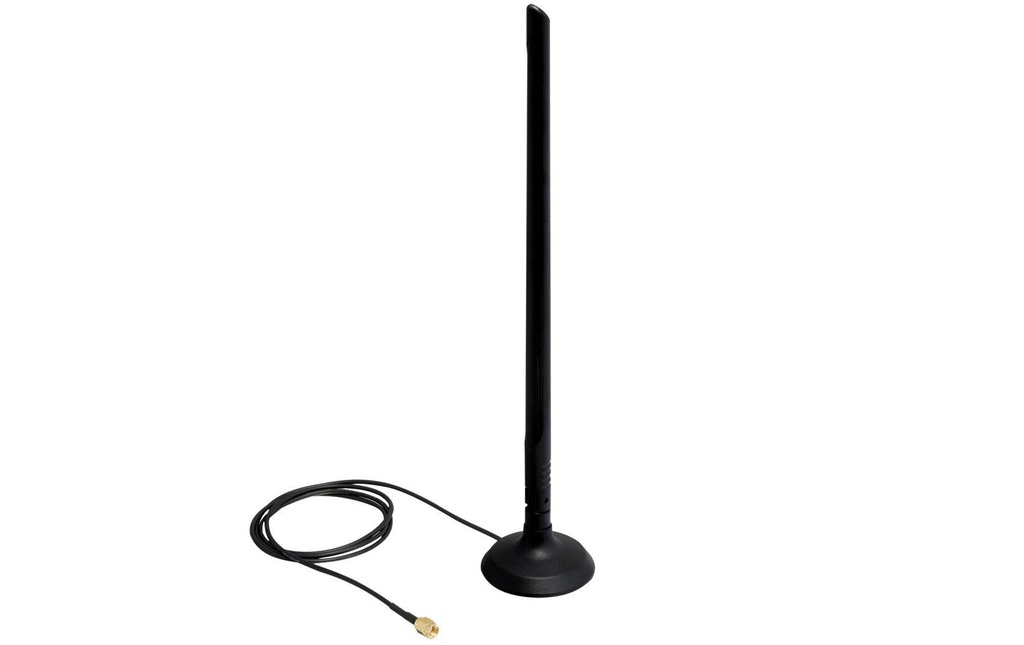 Delock Antenne Wi-Fi RP-SMA, 30cm RP-SMA 6.5 dBi Rayonnement omni directionnel