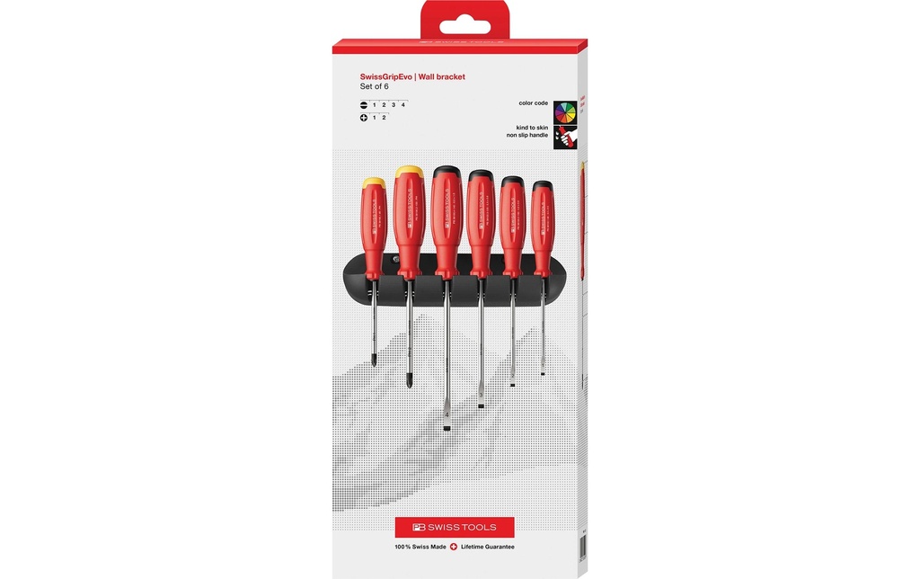 PB Swiss Tools Jeu de tournevis SwissGrip Evo PB 38244.H CBB