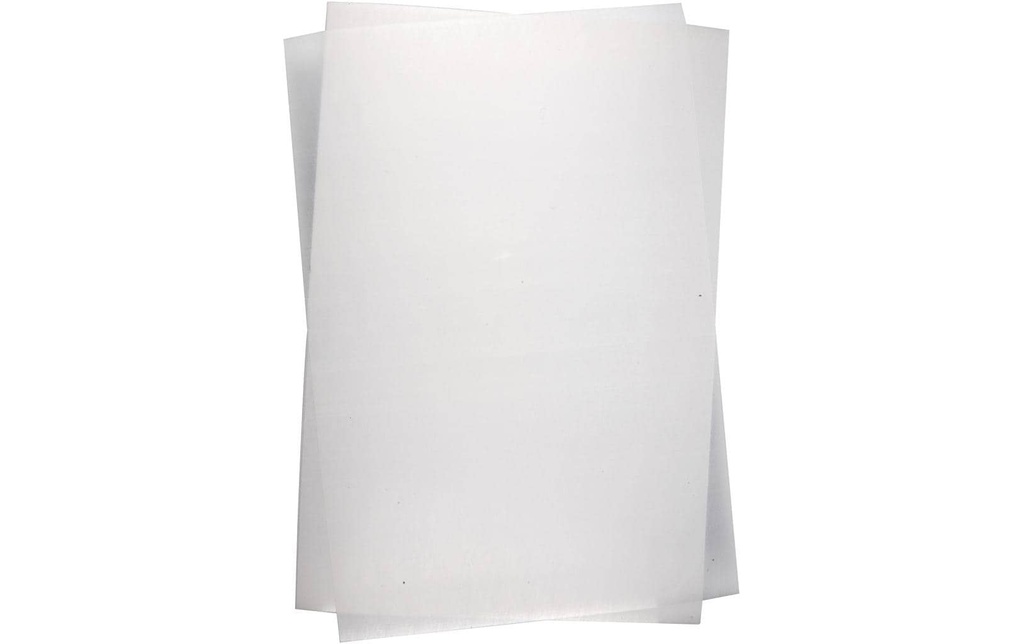 Creativ Company Film rétractable 20 x 30 cm, 10 feuilles, Transparent