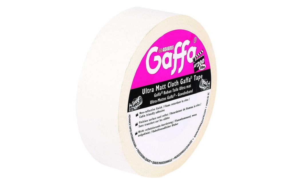 Advance Gaffa Tape AT200 50 mm x 50 m, Blanc