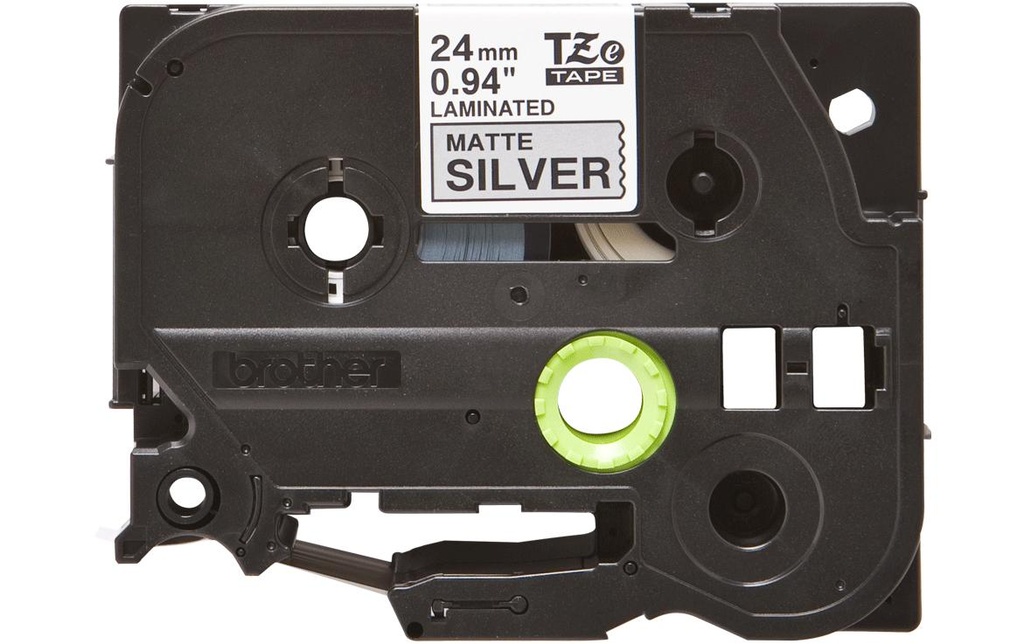 P-TOUCH Ruban P-Touch 24mm arg.m.-noir