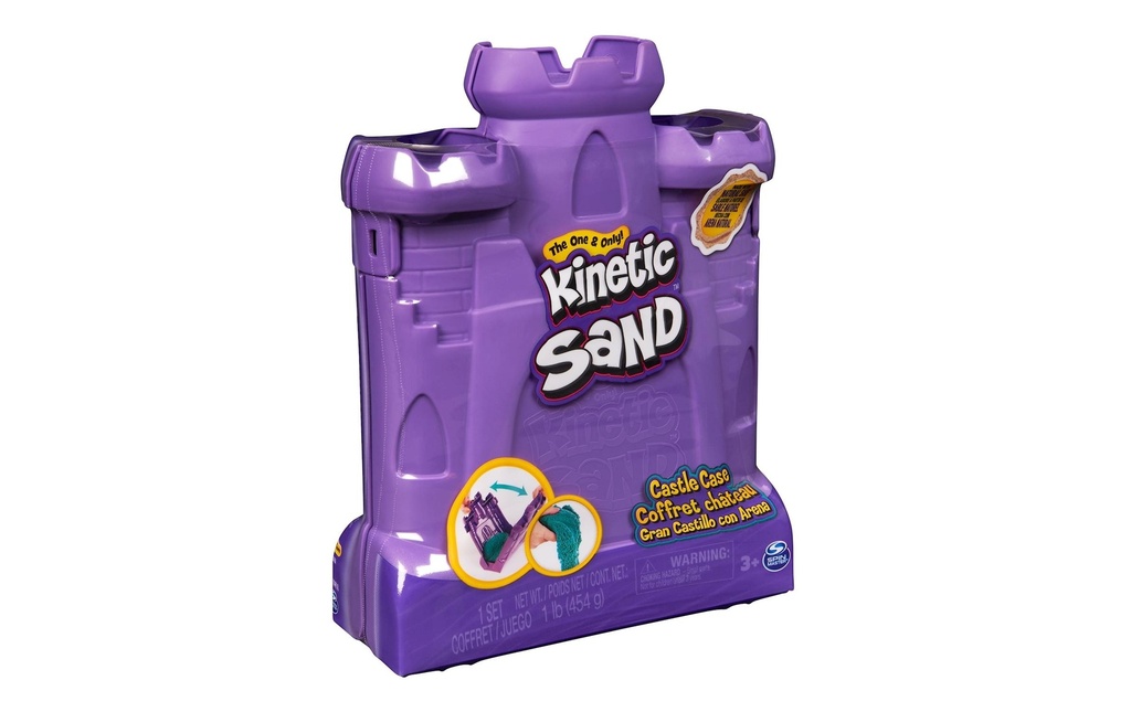 Spinmaster Kinetic Sand Mallette pour châteaux forts 454 g