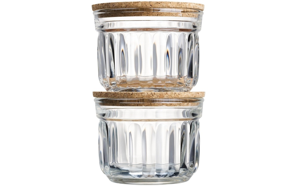 La Rochère Bocal à provisions Delice 2 pièces, 0.29 l, Transparent