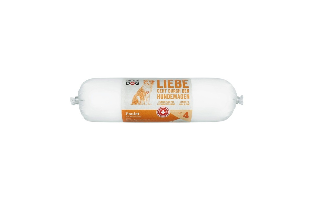 naturaDog Alimentation humide Poulet avec terrine de riz, 400 g
