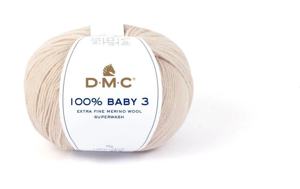 DMC Laine 100% bébé 3 Beige