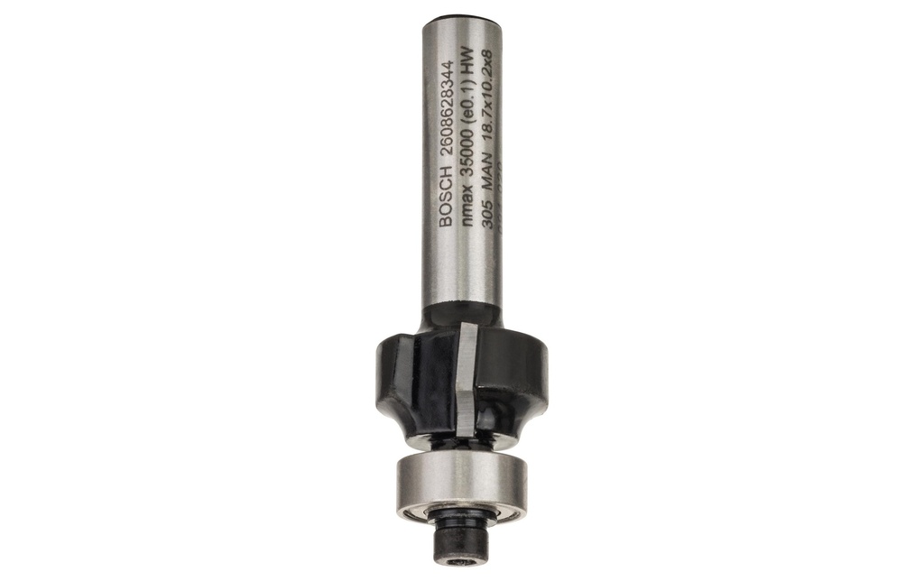 Bosch Professional Fraise pour arrondi Standard for Wood R1 3 mm, L 10.2 mm, G 53 mm