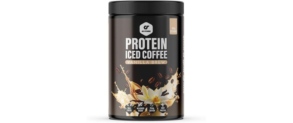 Go Fitness Poudre Protein Iced Coffee Café/Vanille 900 g