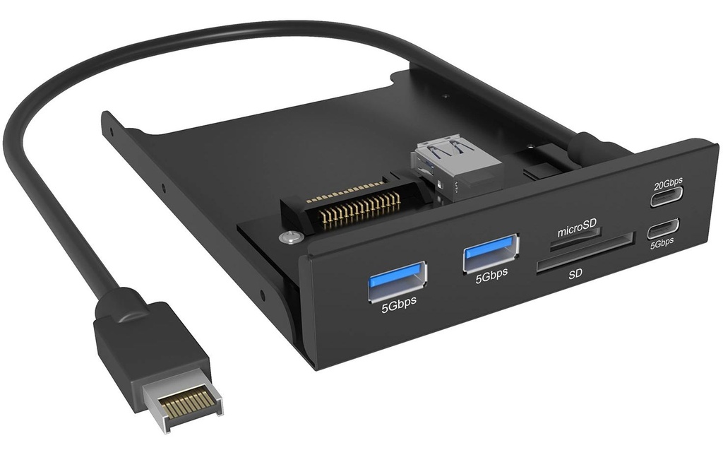 ICY BOX Panneau frontal IB-HUB1419-i3