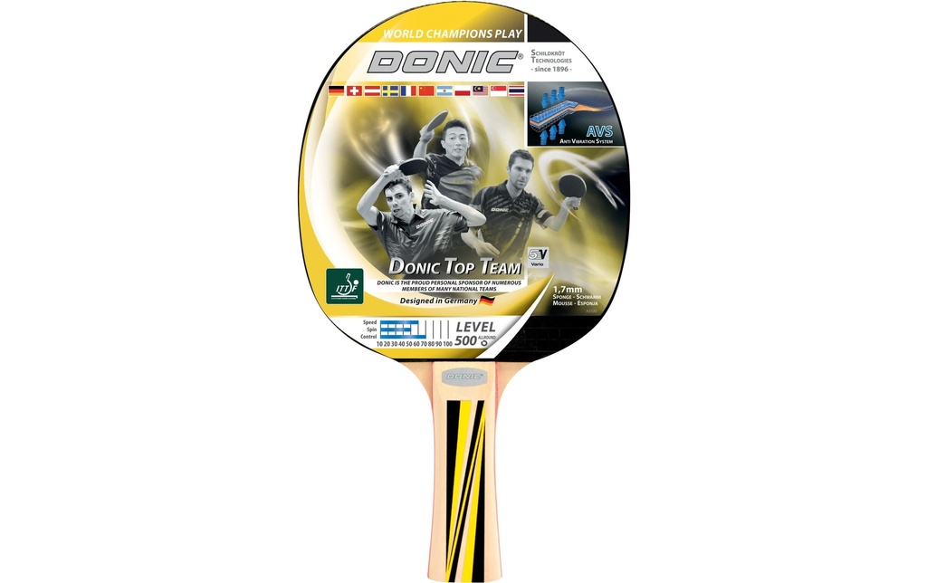 DONIC Schildkröt Raquette de ping-pong Top Team 500