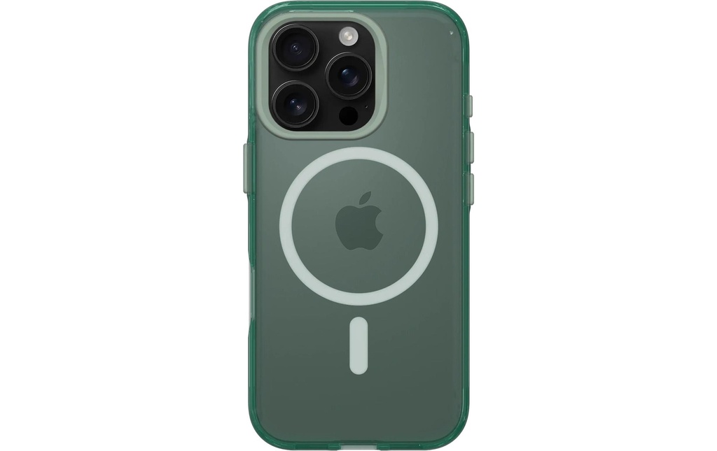 Rhinoshield Coque arrière JellyTint MagSafe iPhone 16 Pro Moody Green