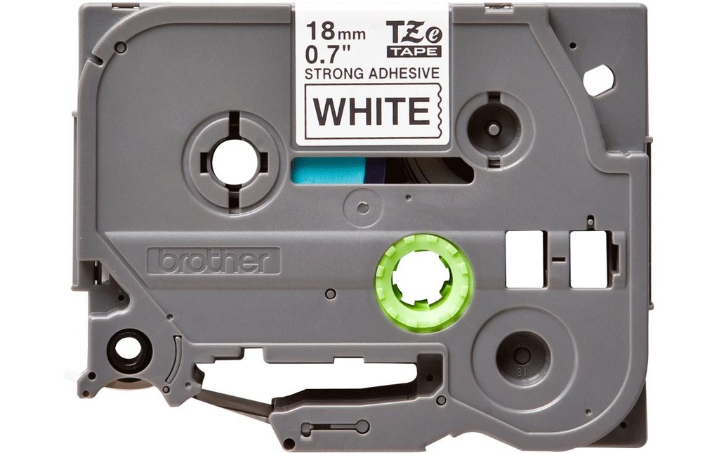 P-TOUCH Ruban P-Touch 18mm blanc-noir