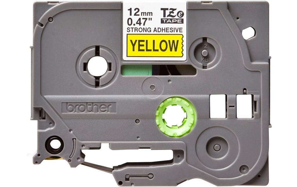 P-TOUCH Ruban P-Touch 12mm jaune-noir