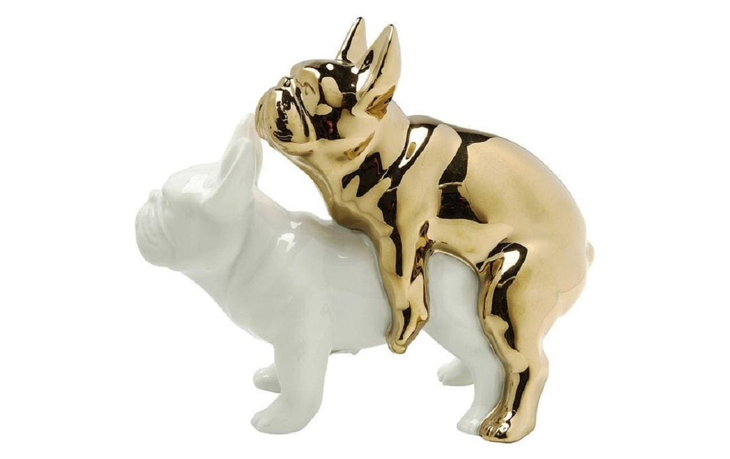Kare Love Dogs Blanc/Or