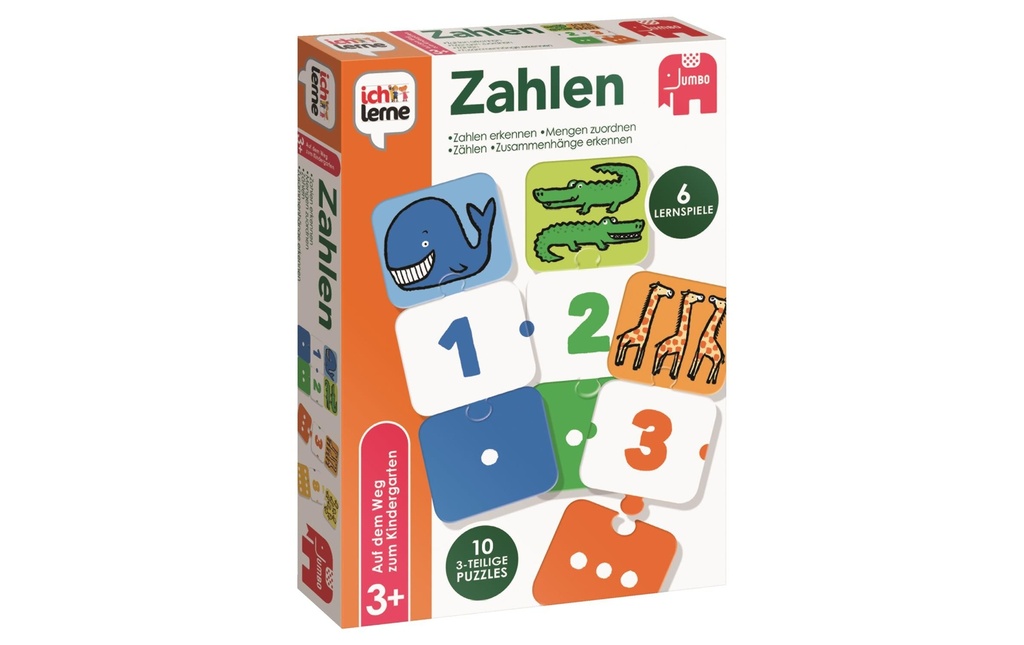 Jumbo Jeux d’enfant Ich lerne Zahlen
