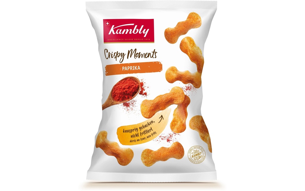 Kambly Chips Crispy Moments Paprika 130 g