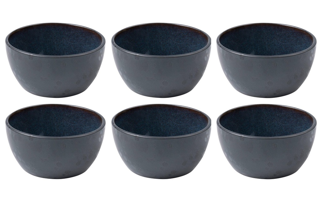Bitz Coupelle apéritif 10 cm, 6 Pièce/s, noir/bleu foncé