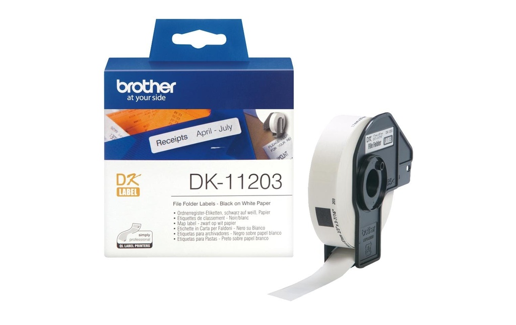 [260300203] BROTHER Brother rép.classeur 17x87mm (300 pces)