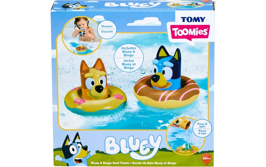 Tomy Jouet pour le bain Bluey île de bain Paquet de 2