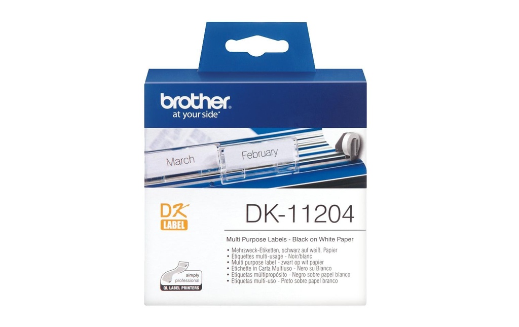 BROTHER Brother étiqu.mult.usa.17x54mm (400 pces)