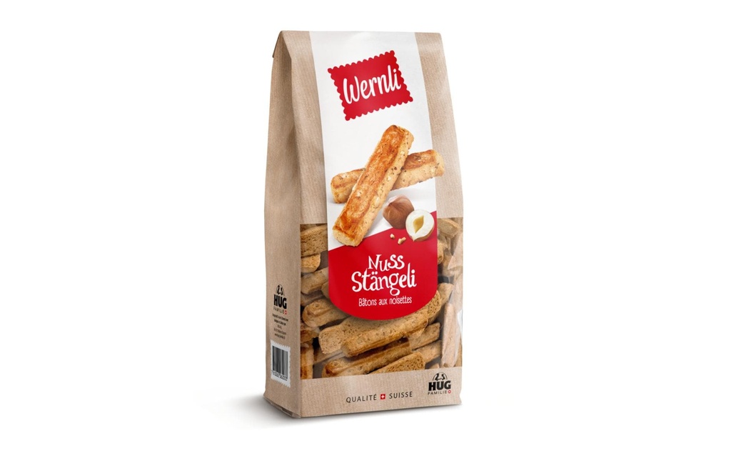 Wernli Pâtisserie Bâtonnets aux noix 290 g