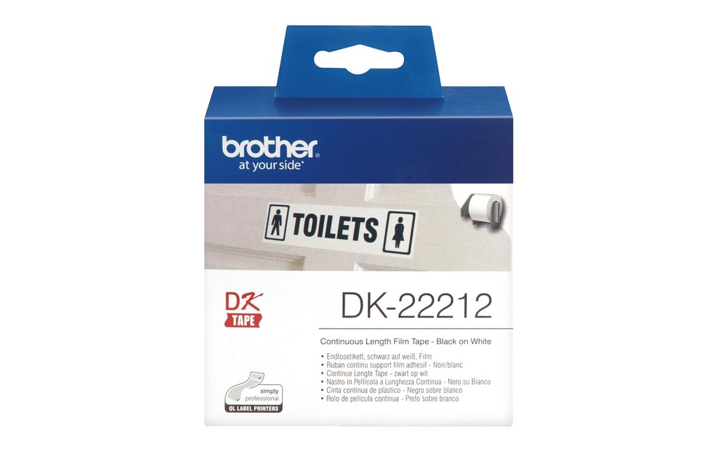 [260300212] BROTHER Brother étiqu.cont.62mmx15.24m