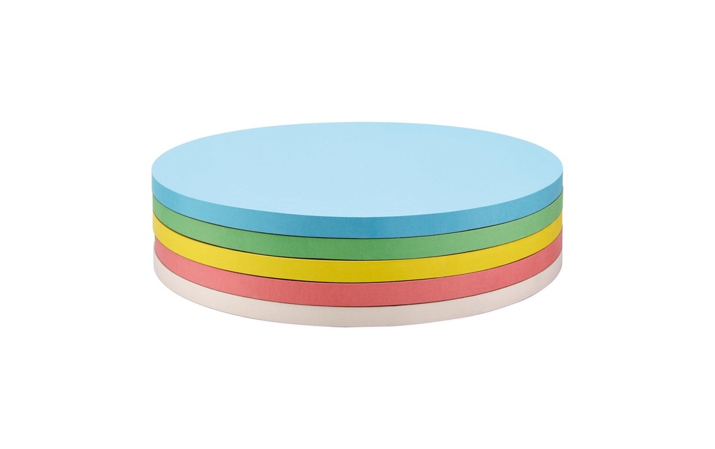 Magnetoplan Cartes de présentation Ø 19 cm 5 couleurs, 250 pièces