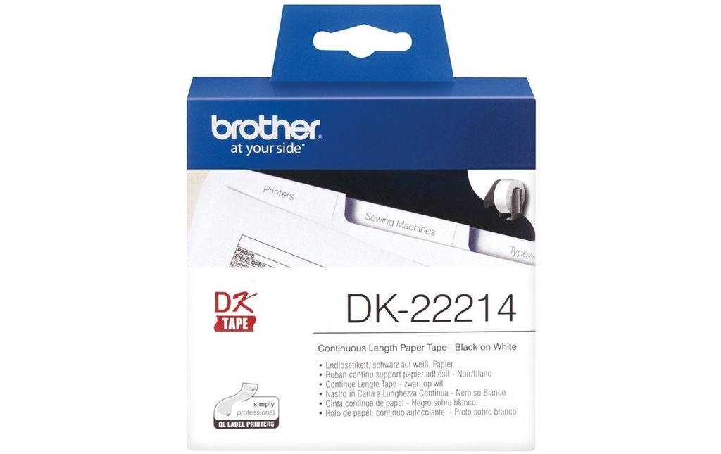 BROTHER Brother étiqu.cont.12mmx30.48m