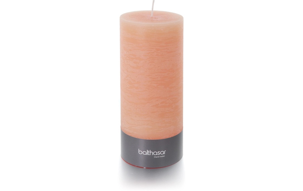 balthasar Bougie cylindrique Rustico 20 x 9 cm, abricot
