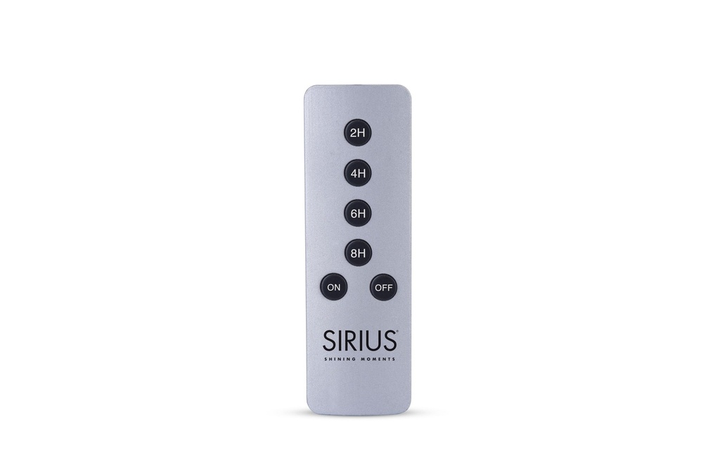 Sirius Télécommande avec fonction de minuterie Argent