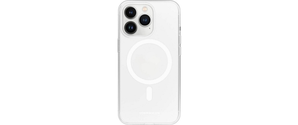 Vonmählen Coque arrière Étui transparent MagSafe iPhone 14 Pro Max
